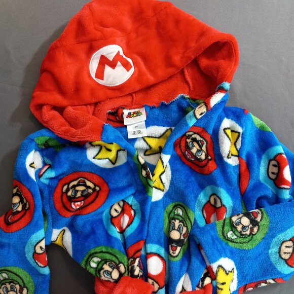 Super Mario Boy's Robe Size 8 - Picture 1 of 7